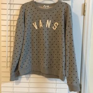 Vans polka dot sweatshirt